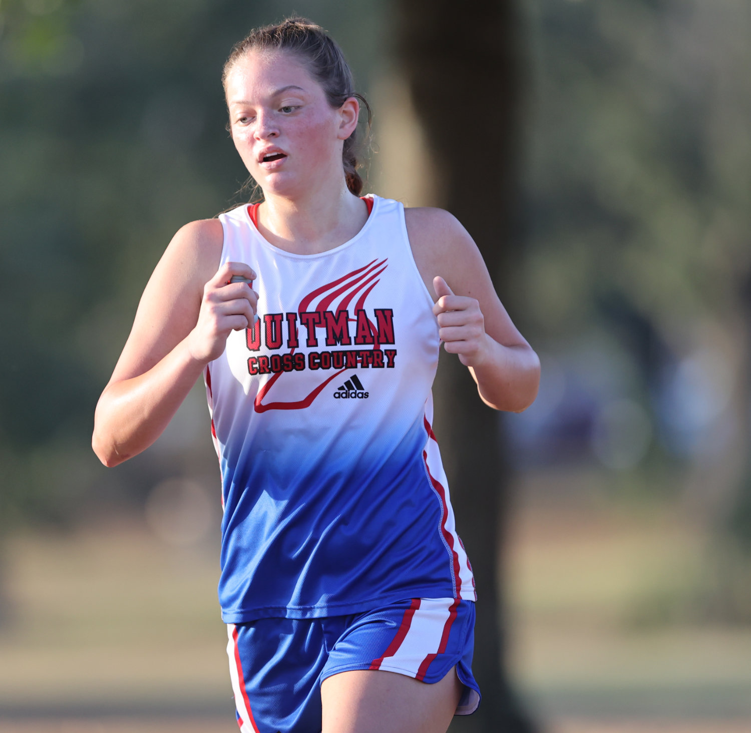 Madyson Pence of Quitman has advanced to the state cross country meet.